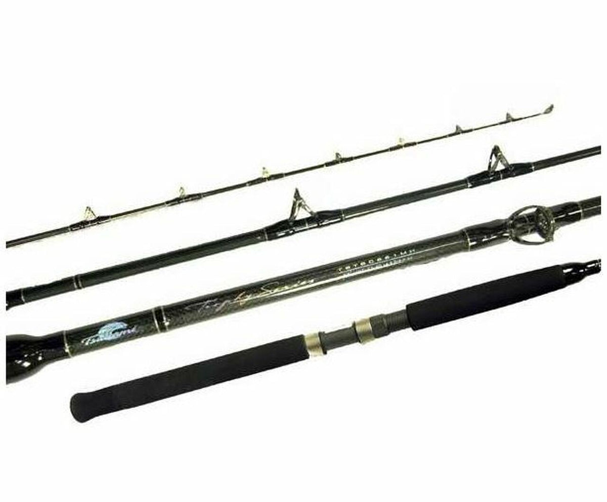 tsunami 3-piece surf rod trophy Tsunami Trophy Series Wire Line Boat Rod