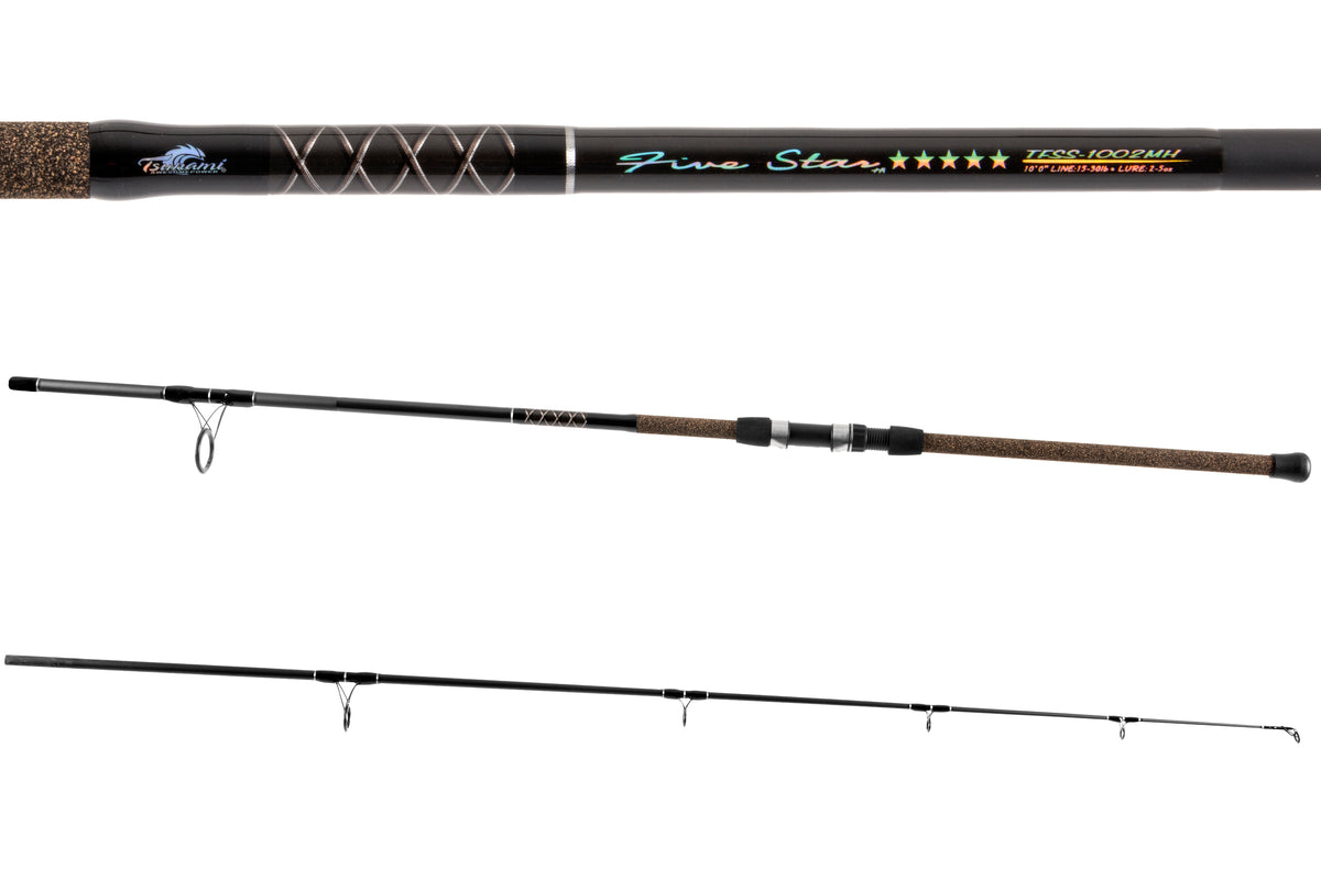 ロッド NSR F5 Tsunami Five Star Series Surf Spinning Rod – Art's Tackle & Fly