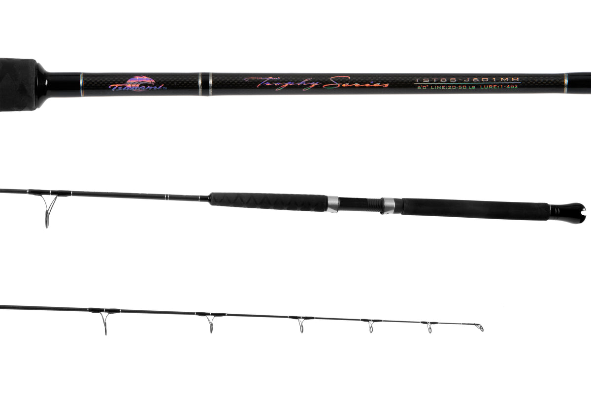 tstsu-6020 tsunami trophy stand up rod Tsunami Trophy Series Boat Spinning Rod – Art's Tackle & Fly