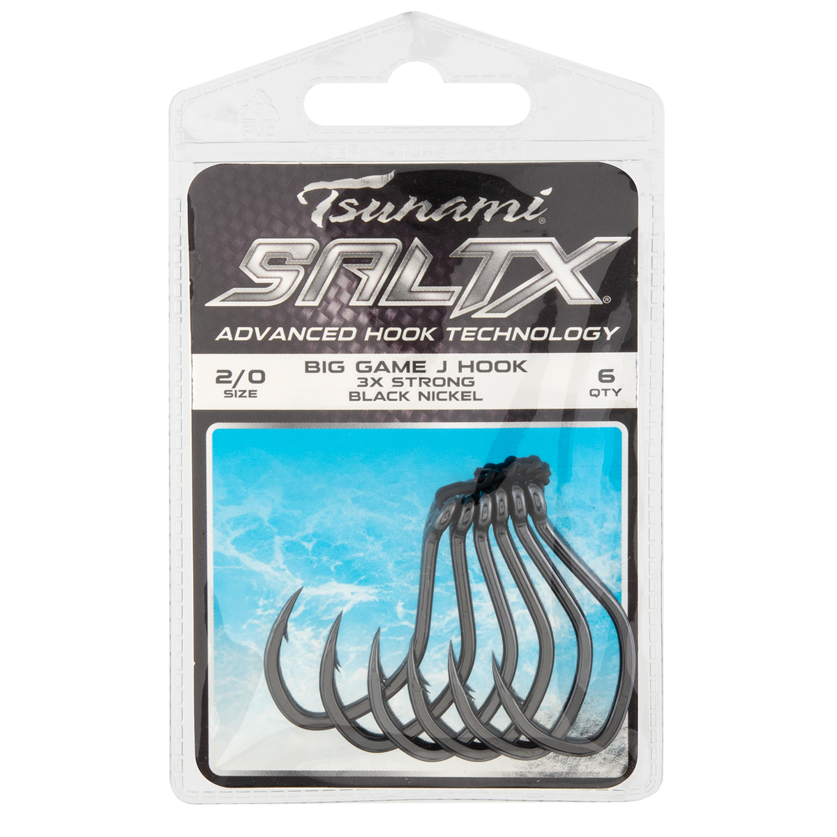 Tsunami SaltX Big Game J Hook 3x – Art's Tackle & Fly