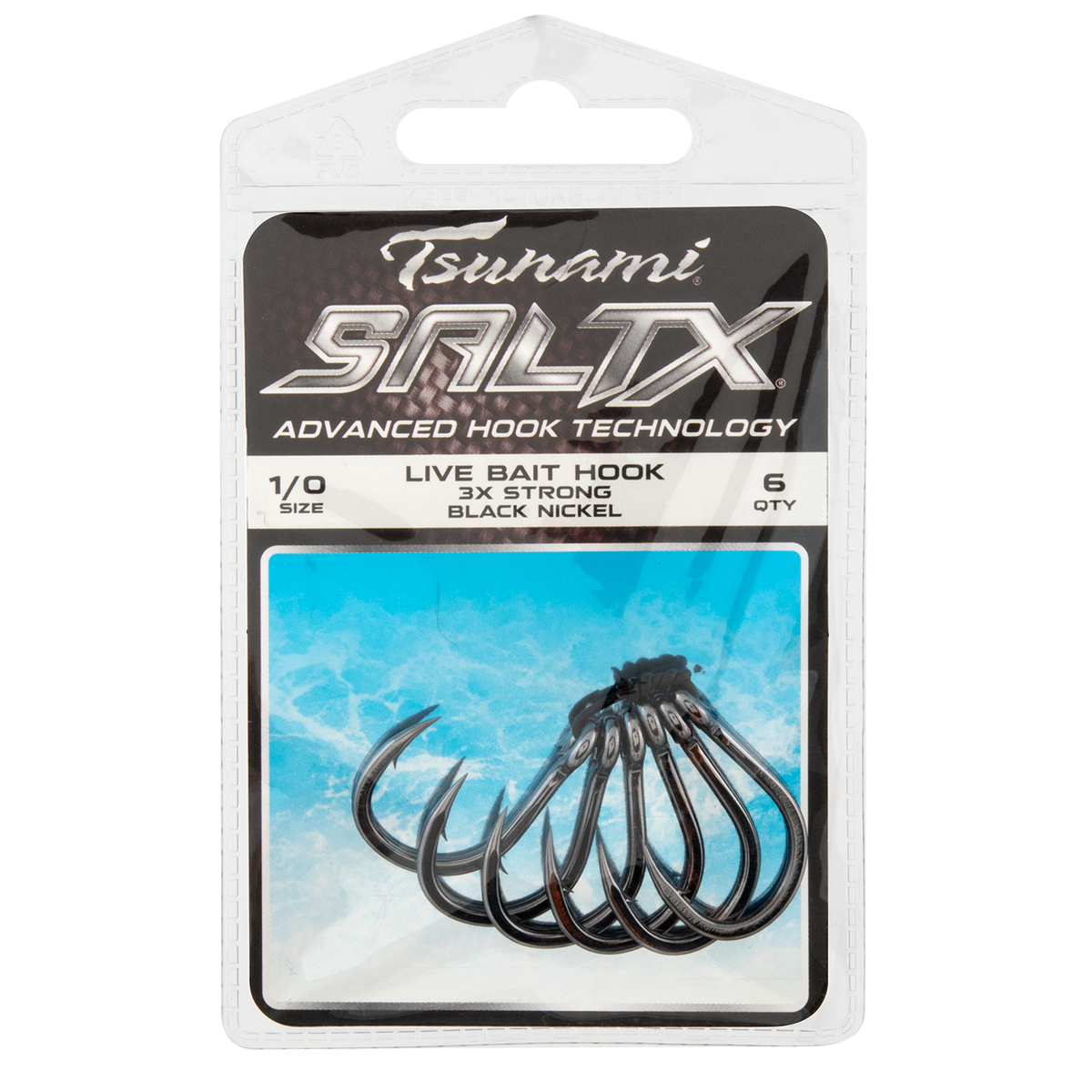 Tsunami SaltX Live Bait Hook 3x – Art's Tackle & Fly