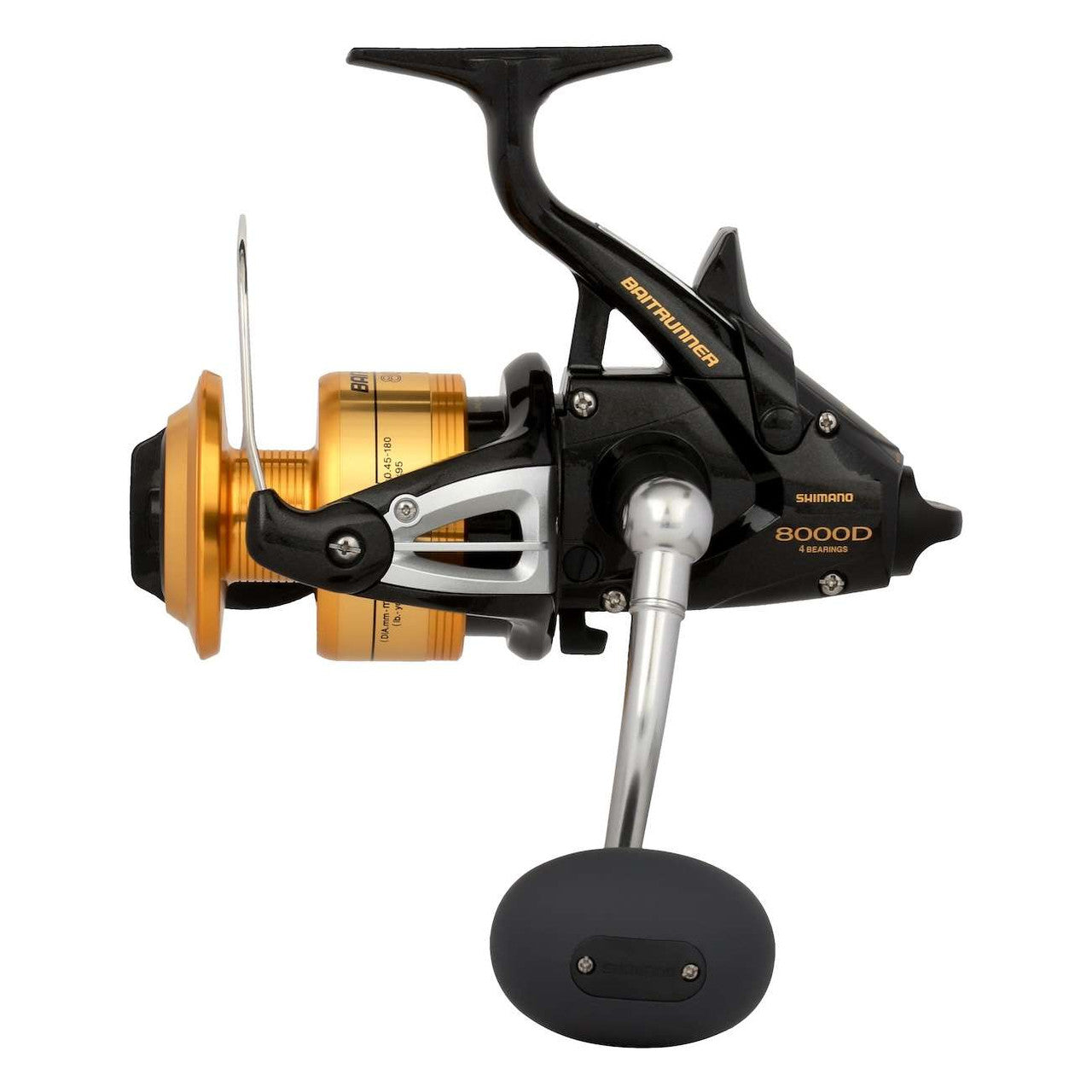 shimano baitrunner 6000d eu model spinning fishing reel btr6000deu 6000 OC Oceania BTR6000OC An ergonomic machined aluminium power crank handle. Shimano Baitrunner Spinning Reel |