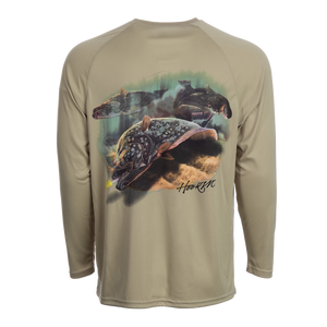 Bimini Bay Hook M' Men's Long Sleeve Shirt Fluke