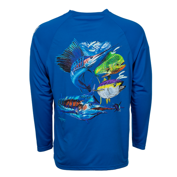 Bimini Bay Hook M' Men's Long Sleeve Shirt Offshore Slam 3 – Art's