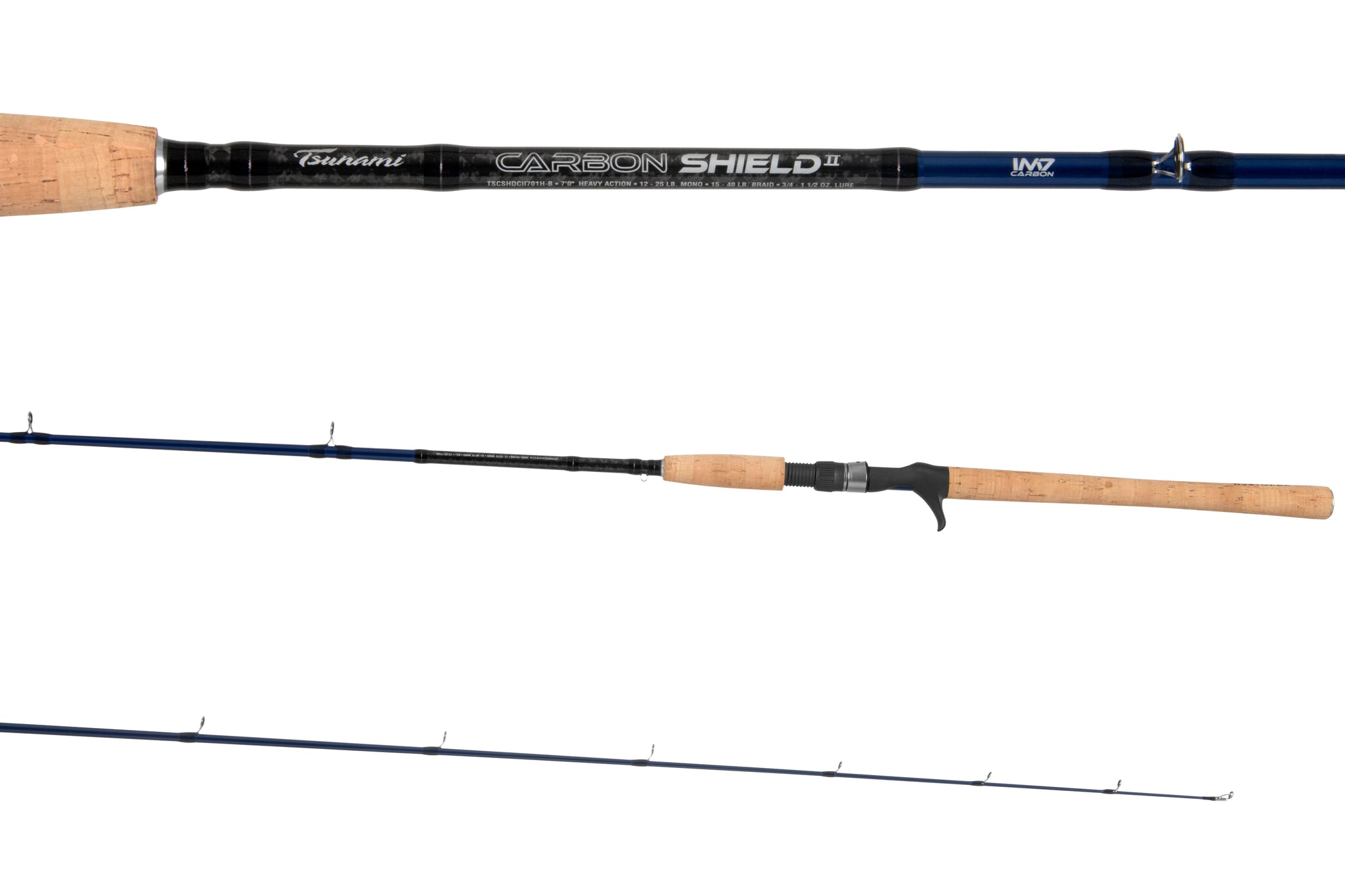 Tsunami Carbon Shield II Casting Rod - Blue – Art's Tackle & Fly