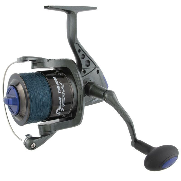cetina fishing reel Tsunami Sea Tech Spinning Reel with Braided Line – Art's Tackle & Fly