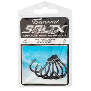 Tsunami SaltX Live Bait Hook 3x